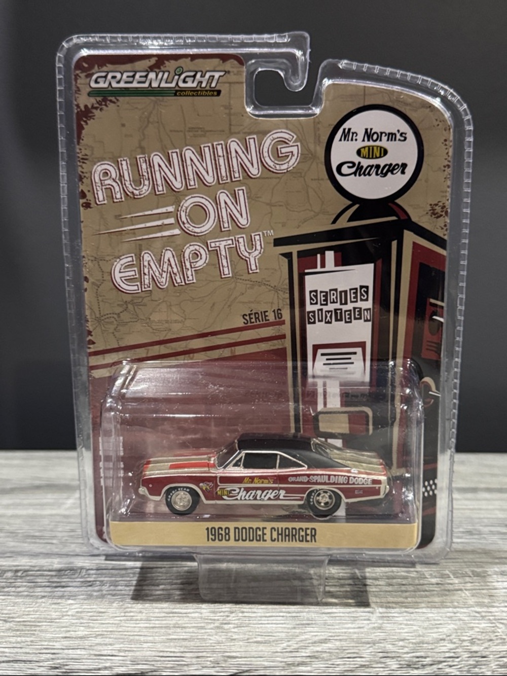 GreenLight | NEW: Running on Empty: 1968 Dodge Charger - 1:64 Scale Die-Cast